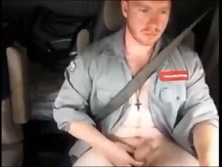 Fat Cock Truck Driver On Webcam