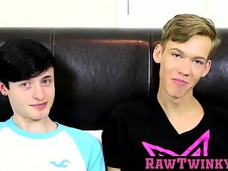 Twinks tight hole fucked raw and filled with loads of hot cum